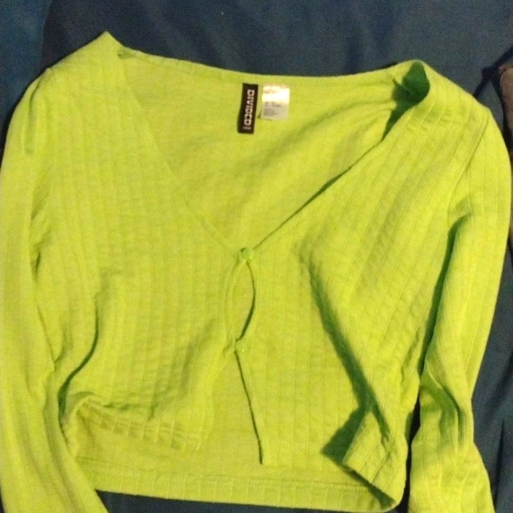 Green long sleeve button up